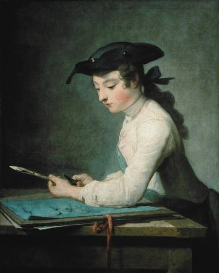 The Young Draughtsman from Jean-Baptiste Siméon Chardin