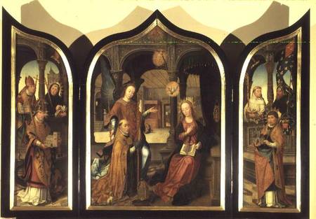 The Annunciation (triptych) from Jean Bellegambe