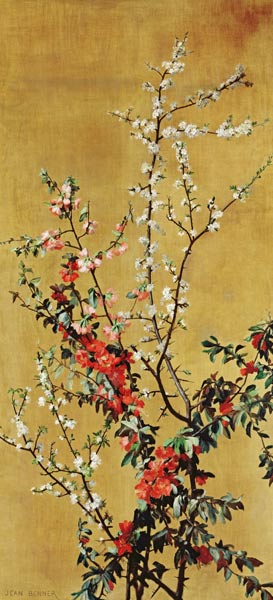 Japanese Cherry Tree and Hawthorn Branches from Jean Benner