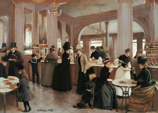 La Patisserie Gloppe, Champs Elysees, Paris from Jean Beraud