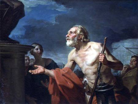 Diogenes Asking for Alms from Jean Bernard Restout