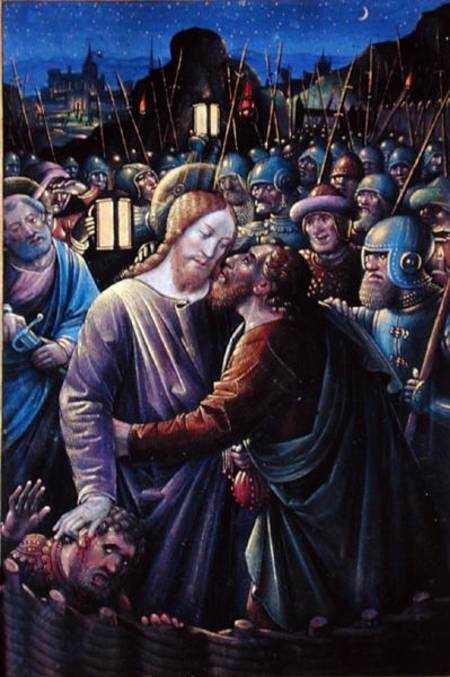 The Kiss of Judas from Jean Bourdichon