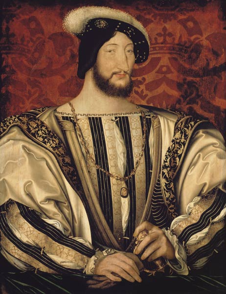 Francois I (1494-1547) from Jean Clouet d. J.