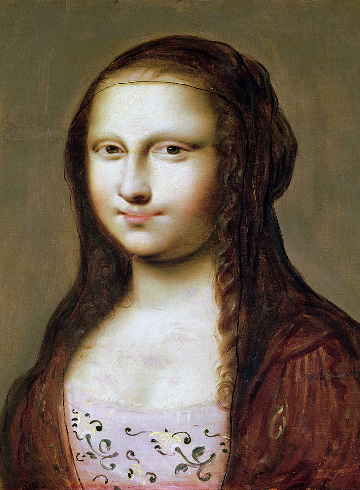 Portrait of a Woman Inspired by the Mona Lisa from Jean Ducayer