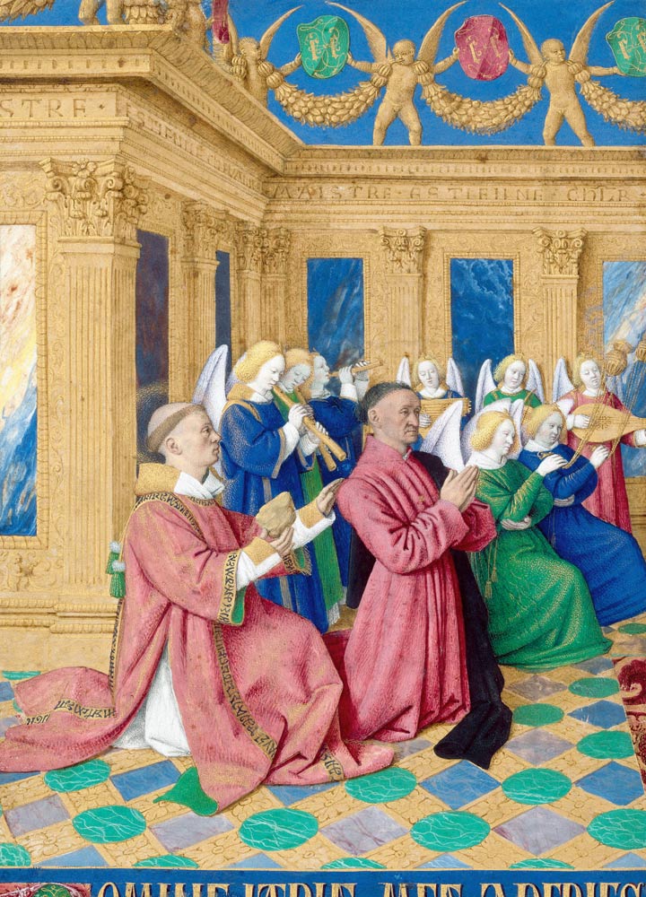 Étienne Chevalier with Saint Stephen from Jean Fouquet