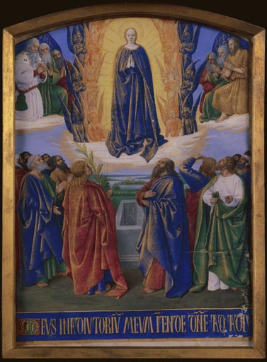 Die Himmelfahrt Mariae from Jean Fouquet