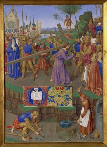 Die Kreuztragung Christi from Jean Fouquet