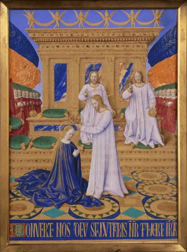 Die Kroenung Mariae from Jean Fouquet