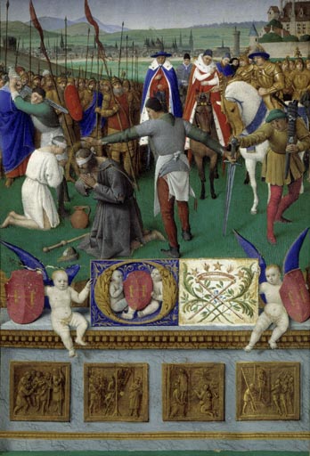 Die Marter des Apostels Jakobus Maior from Jean Fouquet