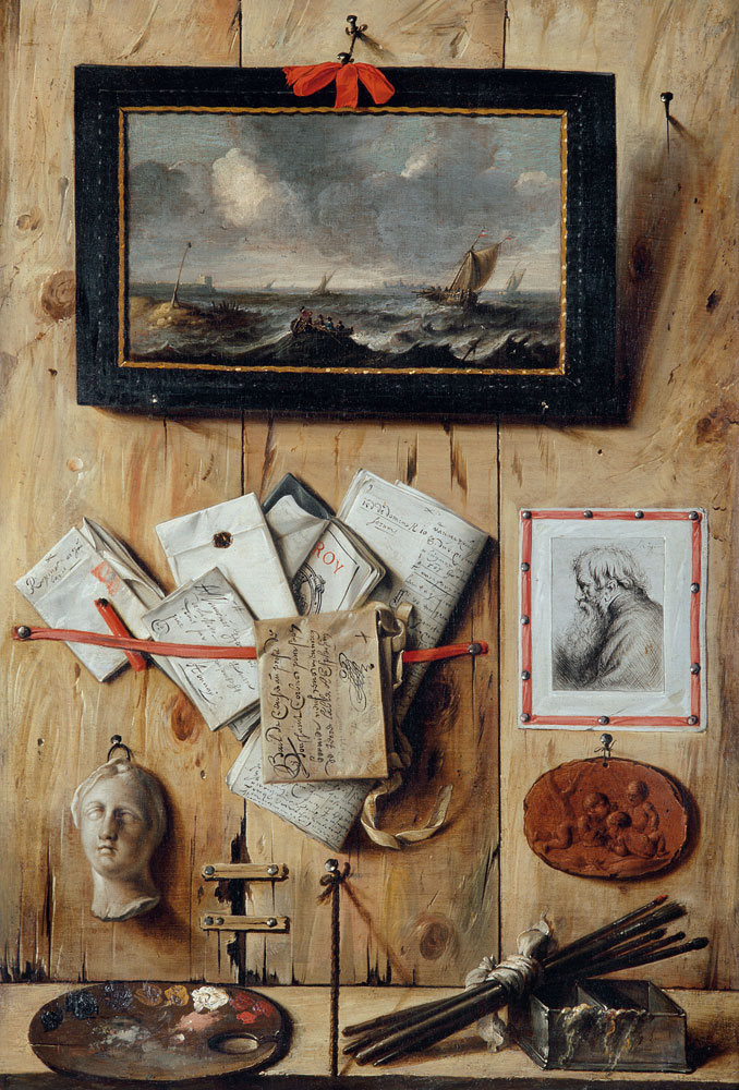 Corner of the Artist's Studio from Jean-Francois de Le Motte