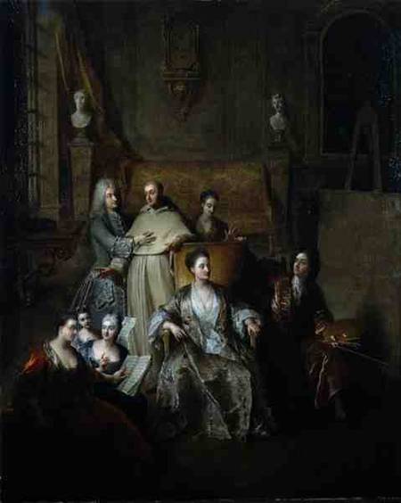 The Artist and his Family from Jean François de Troy