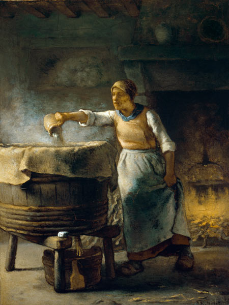 The washerwoman. from Jean-François Millet
