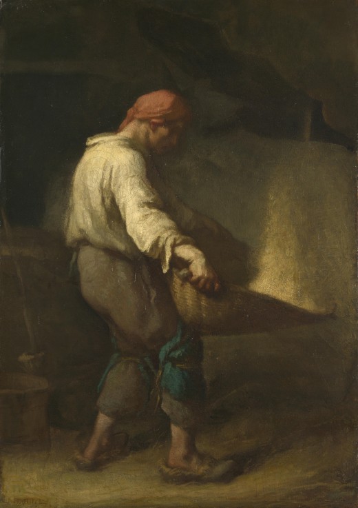 The Winnower from Jean-François Millet