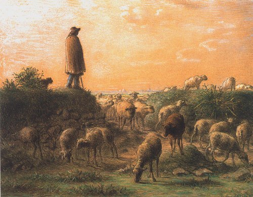 The shepherd from Jean-François Millet