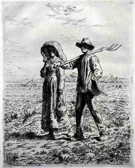 Setting off for Work from Jean-François Millet