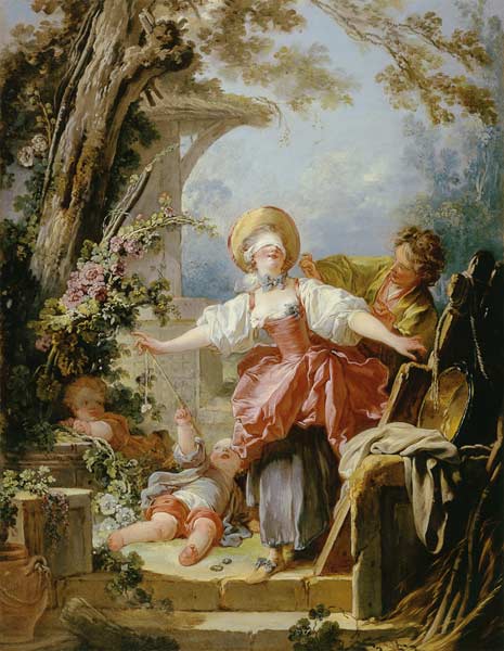 the blind-cow-play from Jean Honoré Fragonard