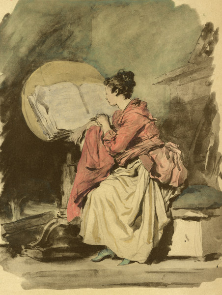 J.H.Fragonard, Lesendes Mädchen from Jean Honoré Fragonard