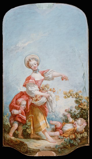 The Grape Gatherer, 1748-52 from Jean Honoré Fragonard