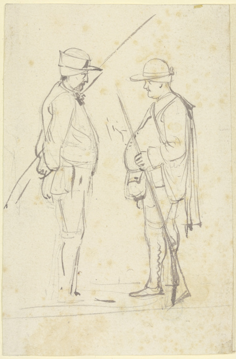 Ein Jäger und ein Angler from Jean Jacques de Boissieu
