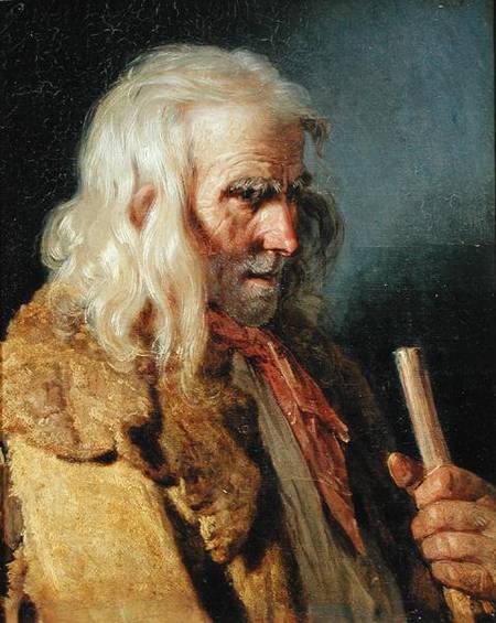 Portrait of a Breton Peasant from Jean-Jacques Francois Monanteuil