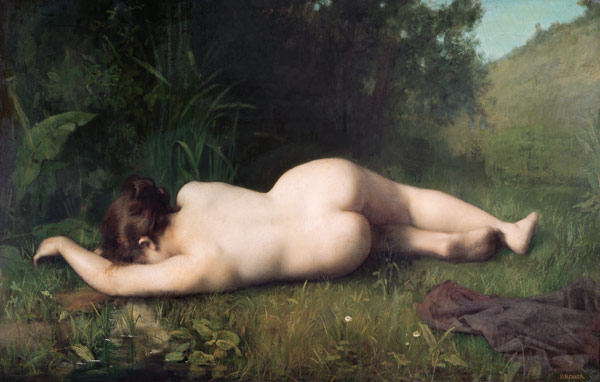 Byblis Turning into a Spring from Jean-Jacques Henner