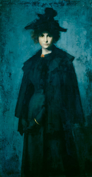 Portrait of Madame Laura Leroux from Jean-Jacques Henner