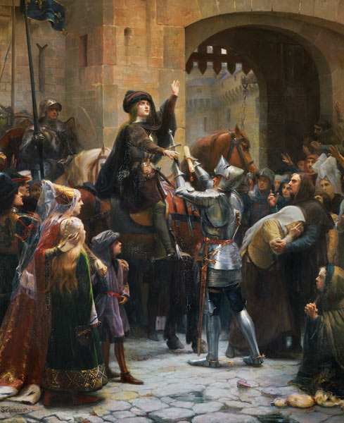 Joan of Arc (1412-31) Leaving Vaucouleurs from Jean-Jacques Scherrer