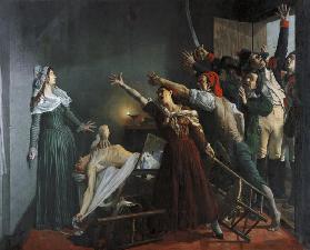 The Assassination of Marat, 1886 (oil on canvas)