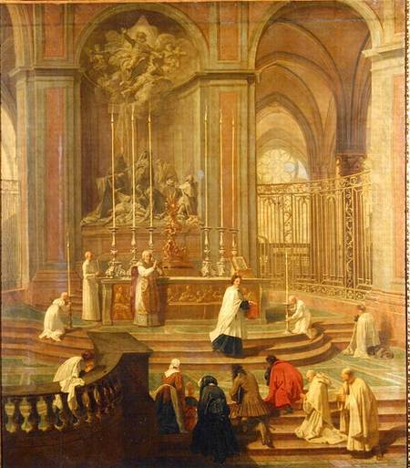 The Mass of Canon Antoine de La Porte or, The Altar of Notre Dame from Jean Jouvenet
