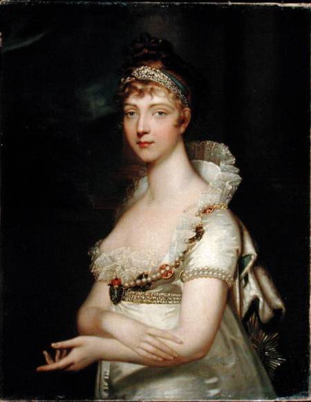 Empress Elizabeth Alexejevna (1779-1826) from Jean Laurent Mosnier