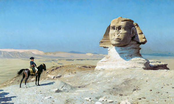 Bonaparte vor der Sphinx from Jean-Léon Gérome