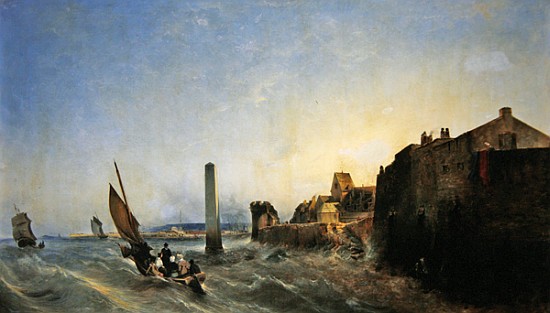 View of Napoleon Quay at Cherbourg from Jean Louis Petit