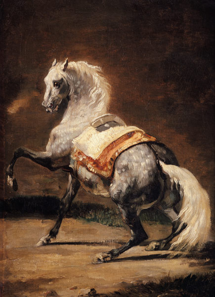 Dapple-grey horse from Jean Louis Théodore Géricault