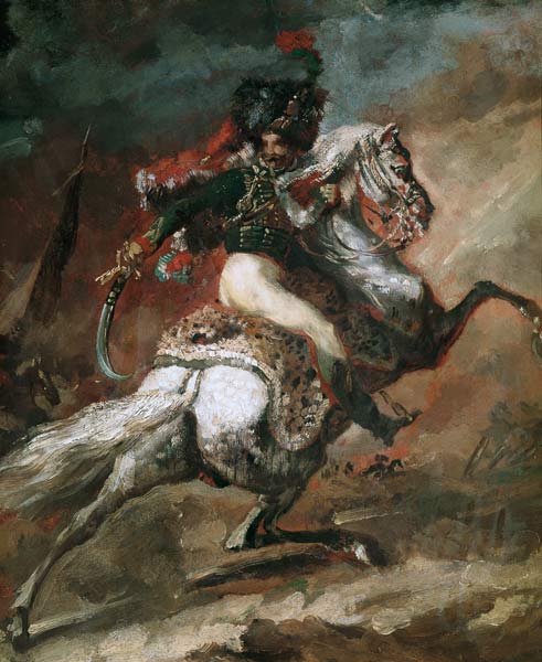 Mounted Officer from Jean Louis Théodore Géricault