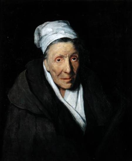 Portrait of a Woman Addicted to Gambling from Jean Louis Théodore Géricault