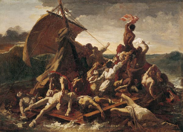 Study for The Raft of the Medusa from Jean Louis Théodore Géricault