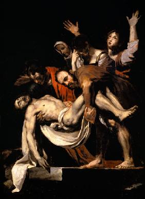 Burial Christi. To Caravaggio.