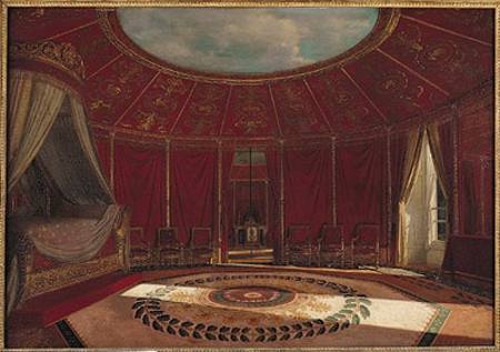 The Empress Josephine's (1763-1814) Bedroom at Malmaison from Jean Louis Victor Viger du Vigneau