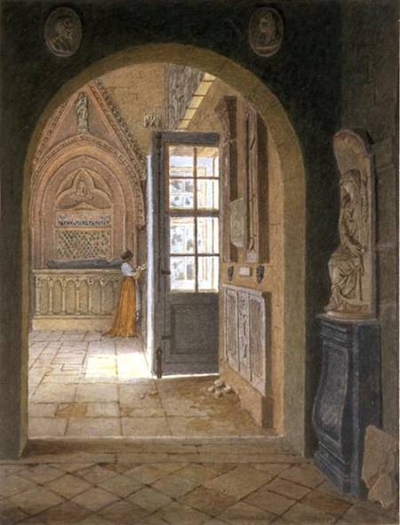 A Room in the Convent of the Petits Augustins from Jean Lubin Vauzelle