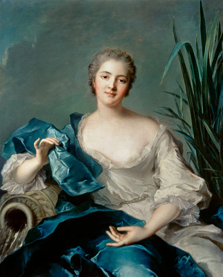 Madame Marie-Henriette Berthelot de Pleneuf from Jean Marc Nattier