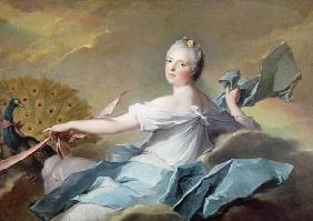 Portrait of Adelaide de France, as the element Air (oil on canvas)