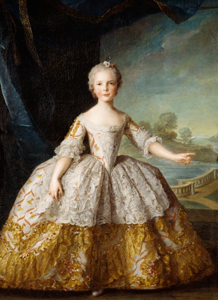 Infanta Isabelle de Bourbon-Parme (1741-63) from Jean Marc Nattier