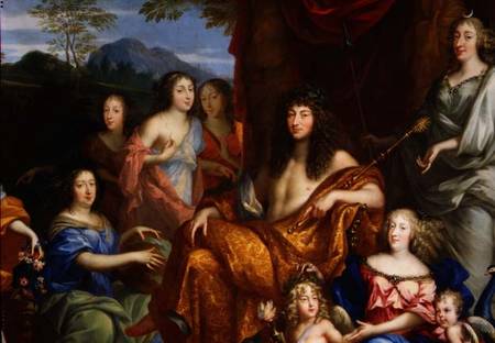 The Family of Louis XIV (1638-1715) 1670  (detail of 60094) from Jean Nocret