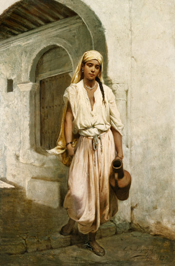 A Water Carrier from Jean Raymond Hippolyte Lazerges