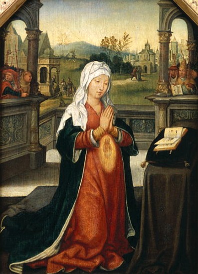 St.Anne Conceiving the Virgin from Jean the Elder Bellegambe