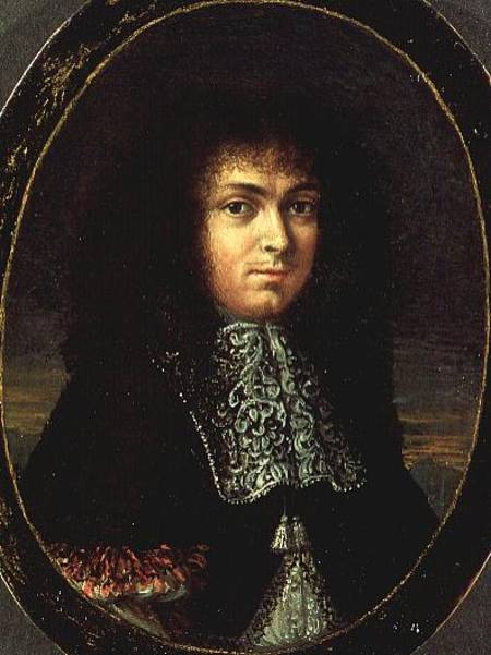 Portrait of Louis XIV (copper) from Jean the Elder Petitot