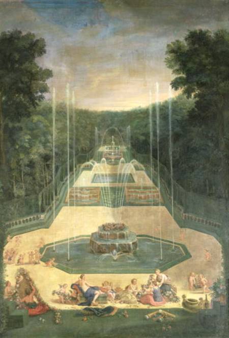 The Groves of Versailles. View of the Three Fountains with Venus and Cherubs Practising with Bows an from Jean the Younger Cotelle
