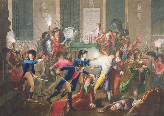 The Arrest of Robespierre, ''The Night of the 9th to 10th Thermidor, Year II, 27th July 1794'' from Jean Joseph Francois Tassaert