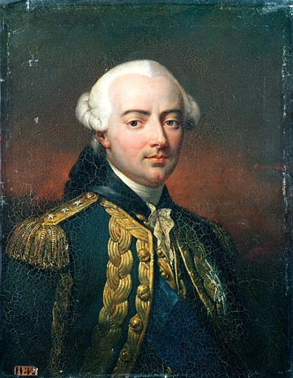 Portrait of Charles Henri (1729-94) Count of Estaing from Jean Pierre Franque