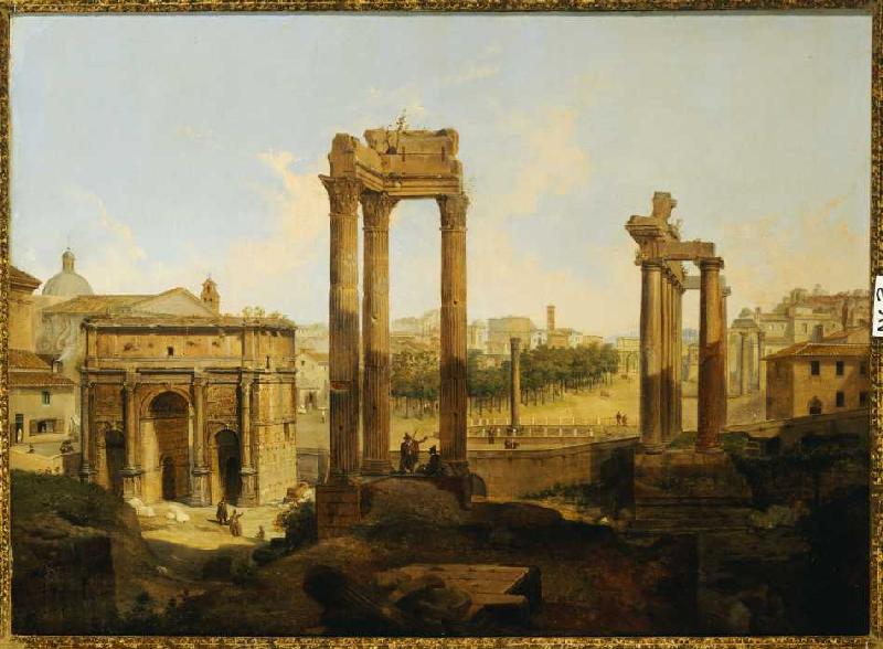 Das Forum Romanum. from Jean Victor Louis Faure